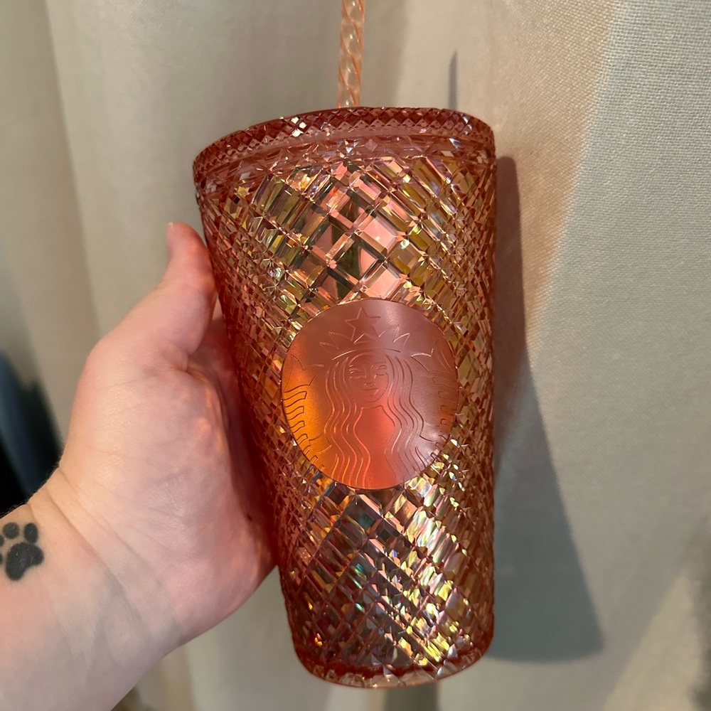 2021 rose gold Starbucks tumbler